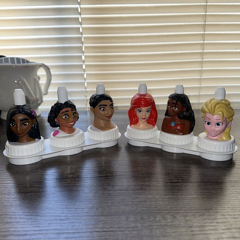 Good‎ 2 Grow Disney Lot Of 6 Toppers Encanto, Ariel, Moana, Elsa NEW
